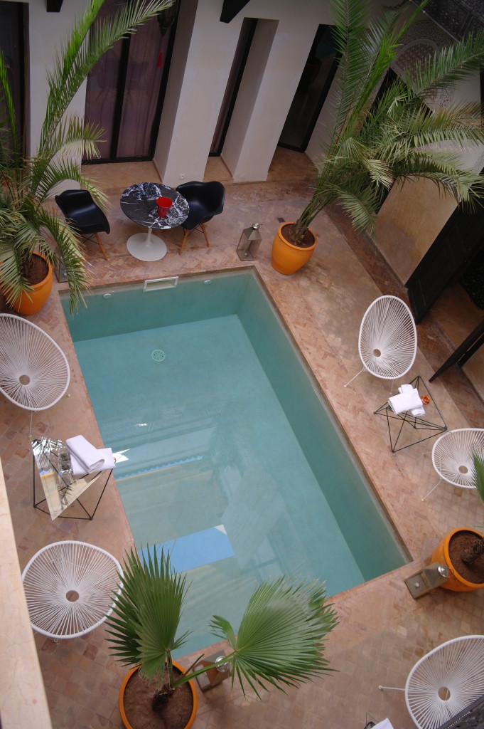 The pool at Riad Bab 54