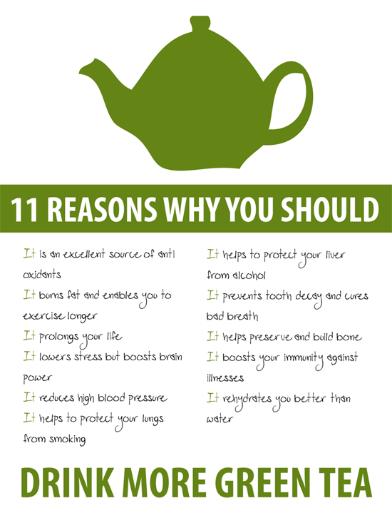 Drink more green tea
