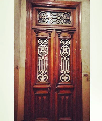 Nostalgic doors: This is the door to my grandfather's, and now my uncle's house in Roda Island, Al-Manial. By Nadine El Sayed